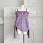 Preppy Style Sweet Knitted Sweater 2000s Aesthetic Gyaru Chic Korean Y2k Jumper Sweater Long Sleeve Coquette Knitwears