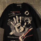 Cartoon Graphic Loose Fit T-Shirt - Graphic T-Shirt