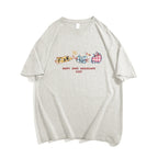 Dopamine Cartoon Cotton Summer T-Shirt - kawaii-inspired outfit in pastel colors - 72724649