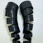 Anime Celestia Ludenberg Cosplay Yasuhiro Taeko Wig Artificial Black Hair Spiral Double Ponytail Role Play Props