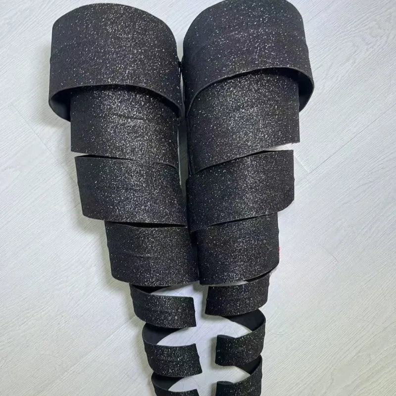 Anime Celestia Ludenberg Cosplay Yasuhiro Taeko Wig Artificial Black Hair Spiral Double Ponytail Role Play Props