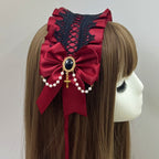 Lolita Hair Band Headwear Lolita Gothic Dark Collection Cross with Angel Handle Sweet Hair Accessories