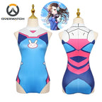 Game DVA Jumpsuit Printed Sexy Swimsuit Cosplay Costume Women Anime Swimsuit Sexy Lingerie Bathing Suit Halloween