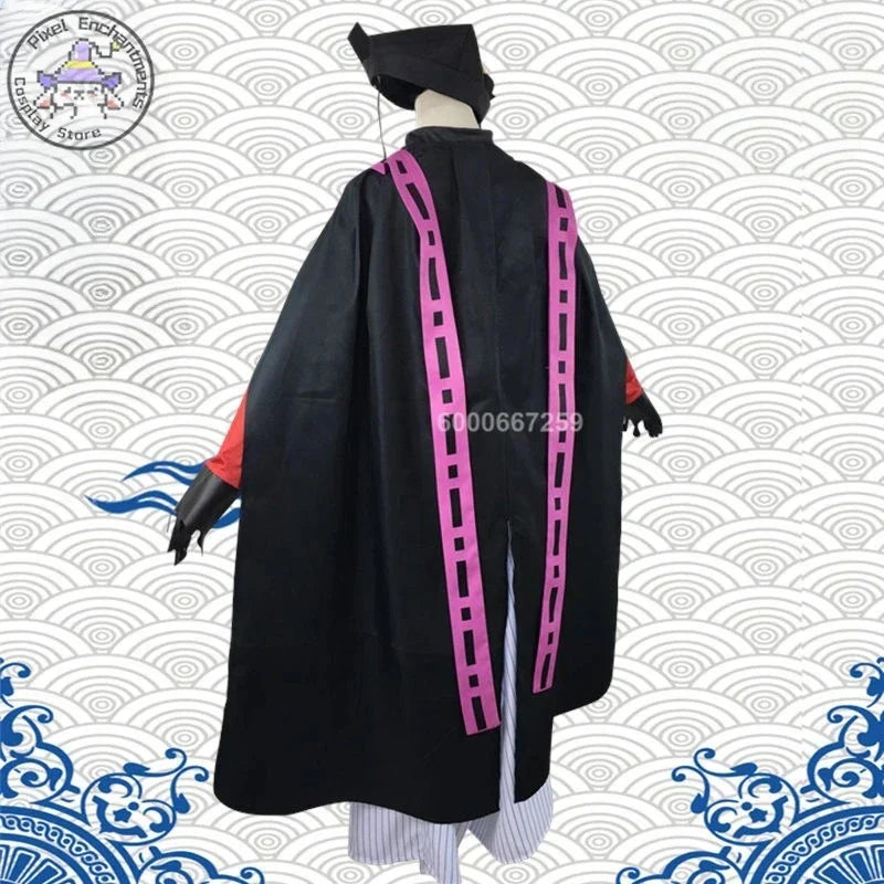 Popular Anime Demon Doma Douma Cosplay Costume Twelve Kizuki Upper Rank Two Role Play Wig Fan Sets Outfit for Men Women