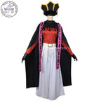 Popular Anime Demon Doma Douma Cosplay Costume Twelve Kizuki Upper Rank Two Role Play Wig Fan Sets Outfit for Men Women