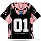 Adult and Children Parent-child Couple Dragon Ball Majin Boo European and American Style 3D Printed T-shirt Shorts