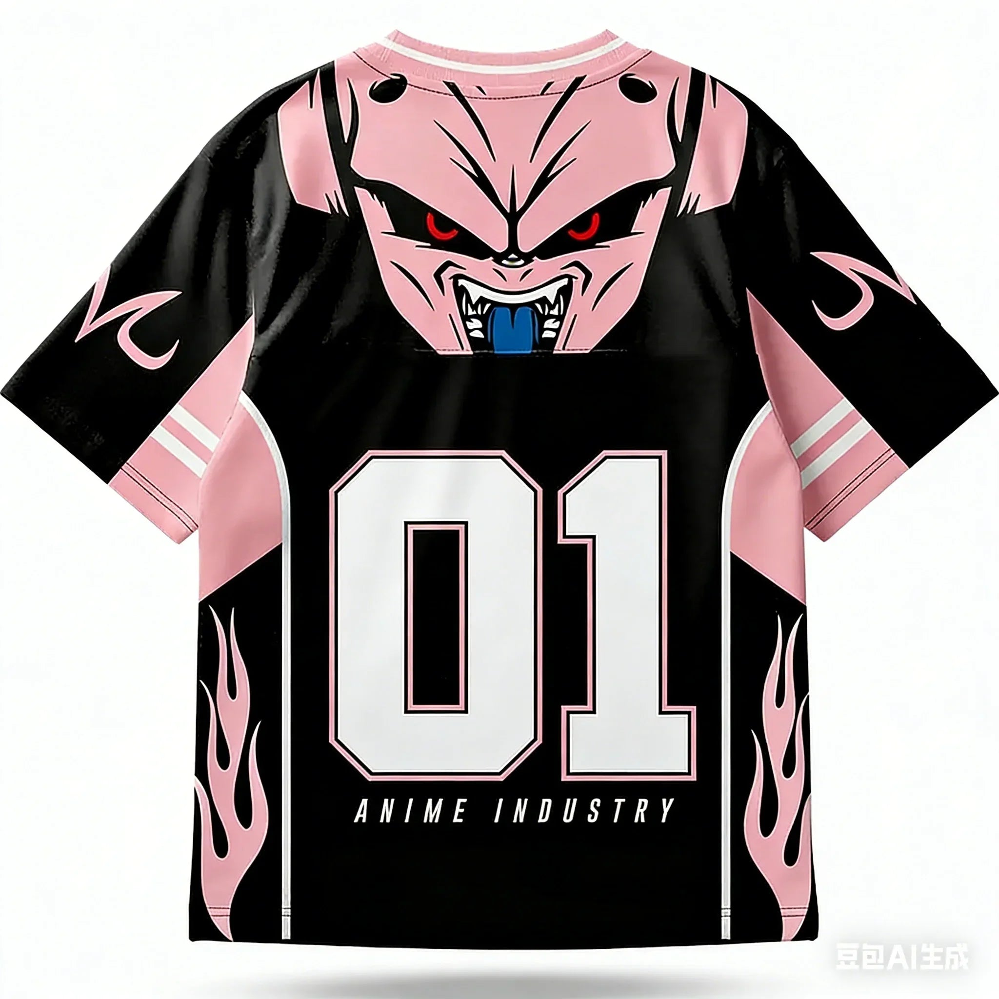 Adult and Children Parent-child Couple Dragon Ball Majin Boo European and American Style 3D Printed T-shirt Shorts
