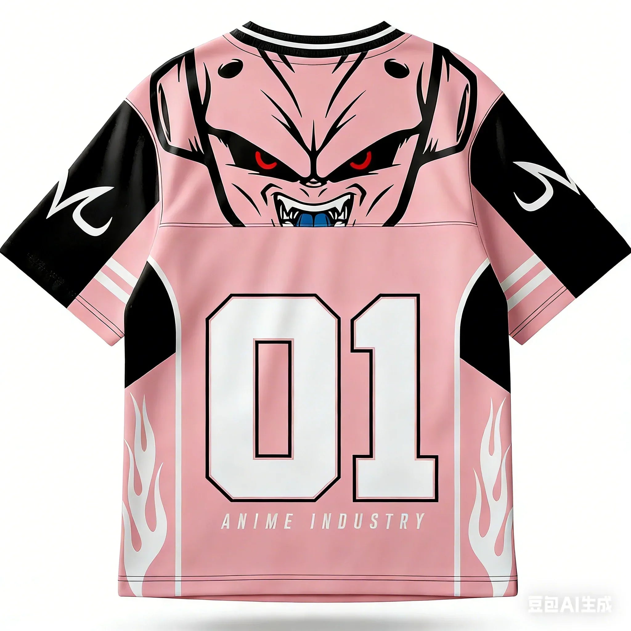 Adult and Children Parent-child Couple Dragon Ball Majin Boo European and American Style 3D Printed T-shirt Shorts