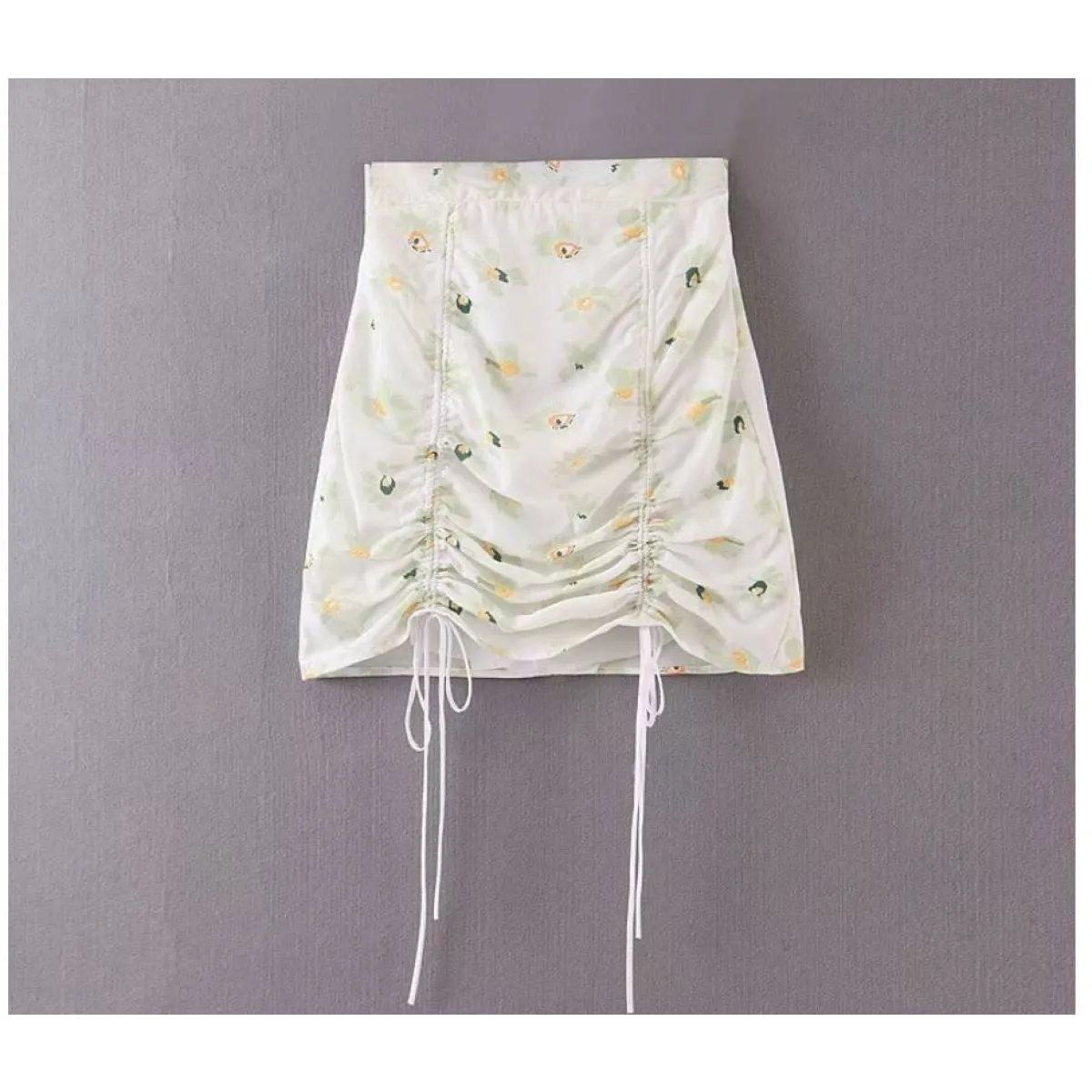 Drawstring Waist Mini Skirt for Women