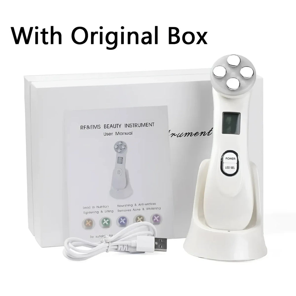 RF Face Lifting Device 5-in-1 Handheld Beauty Tool