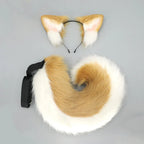 12 Styles 2Pcs/set Furry Anime Dog Ear Headband Tail Cartoon Comic-Con Cosplay Costume Accessories Plush Animal Ears