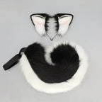 12 Styles 2Pcs/set Furry Anime Dog Ear Headband Tail Cartoon Comic-Con Cosplay Costume Accessories Plush Animal Ears
