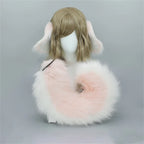 12 Styles 2Pcs/set Furry Anime Dog Ear Headband Tail Cartoon Comic-Con Cosplay Costume Accessories Plush Animal Ears