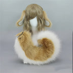 12 Styles 2Pcs/set Furry Anime Dog Ear Headband Tail Cartoon Comic-Con Cosplay Costume Accessories Plush Animal Ears