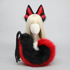 12 Styles 2Pcs/set Furry Anime Dog Ear Headband Tail Cartoon Comic-Con Cosplay Costume Accessories Plush Animal Ears