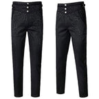 2025 New Halloween Vampire cosplay Pants Diablo Gothic Jacquard Pants in stock