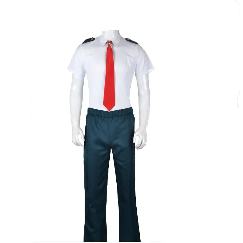 My Hero Academia Anime Midoriya Izuku Cosplay Costume Todoroki Shoto School Uniform Set Wig Suit Unisex Halloween Role