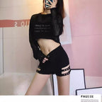 Lisa Same Stage Costume Spice Girls Essential Bottoming Pants Jazz DS Hot Pants Steel Pipe Dancing High Waist Shorts