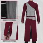 HOLOUN Anime Gaara Cosplay Costume Coat Pants Vest Belt Animation Convention Halloween Christmas Gift