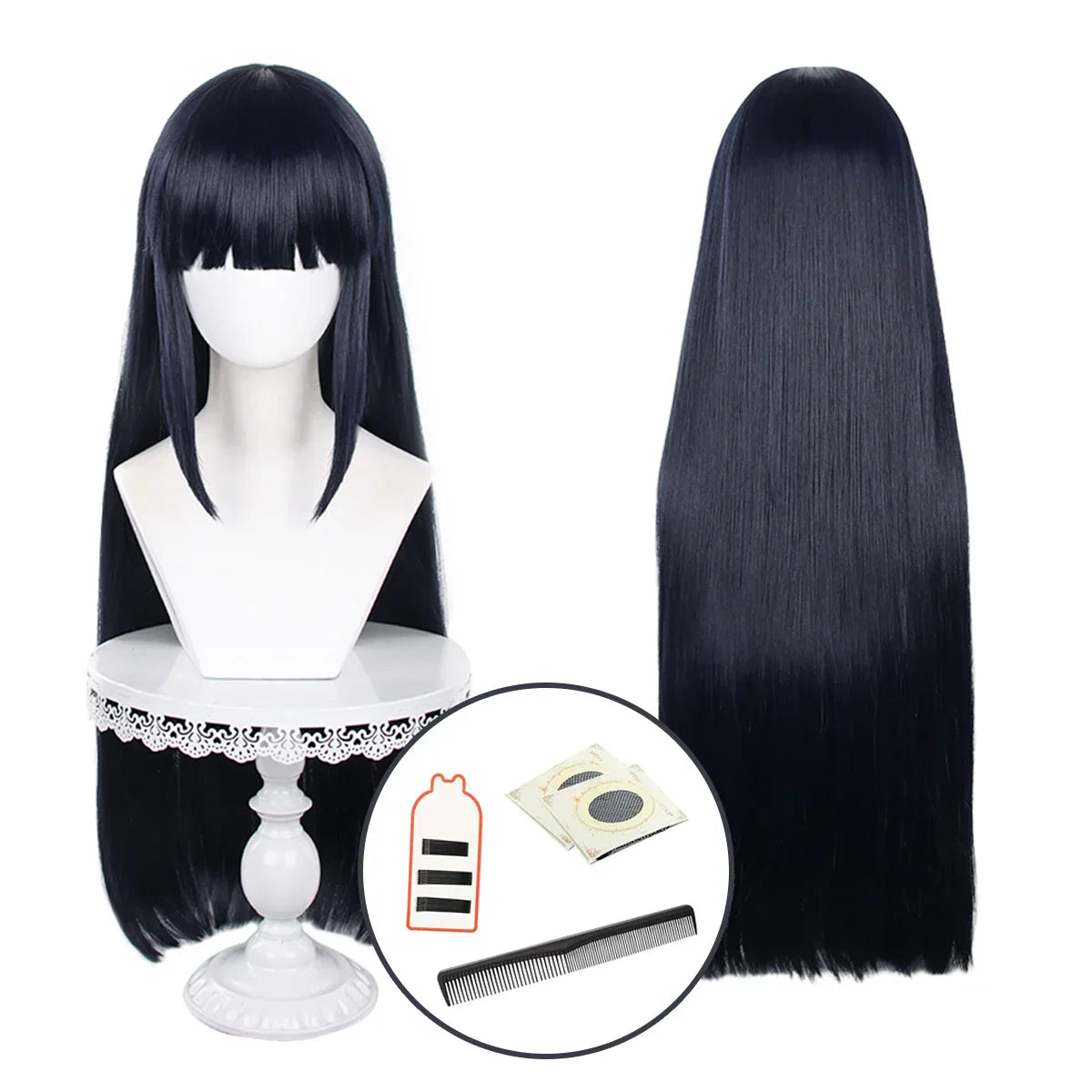 HOLOUN Anime Hyuga Hinata Cosplay Costume Wig Tracksuit Pants Fish Net Top Leg Pouch Cos Convention Daily Wear Gift