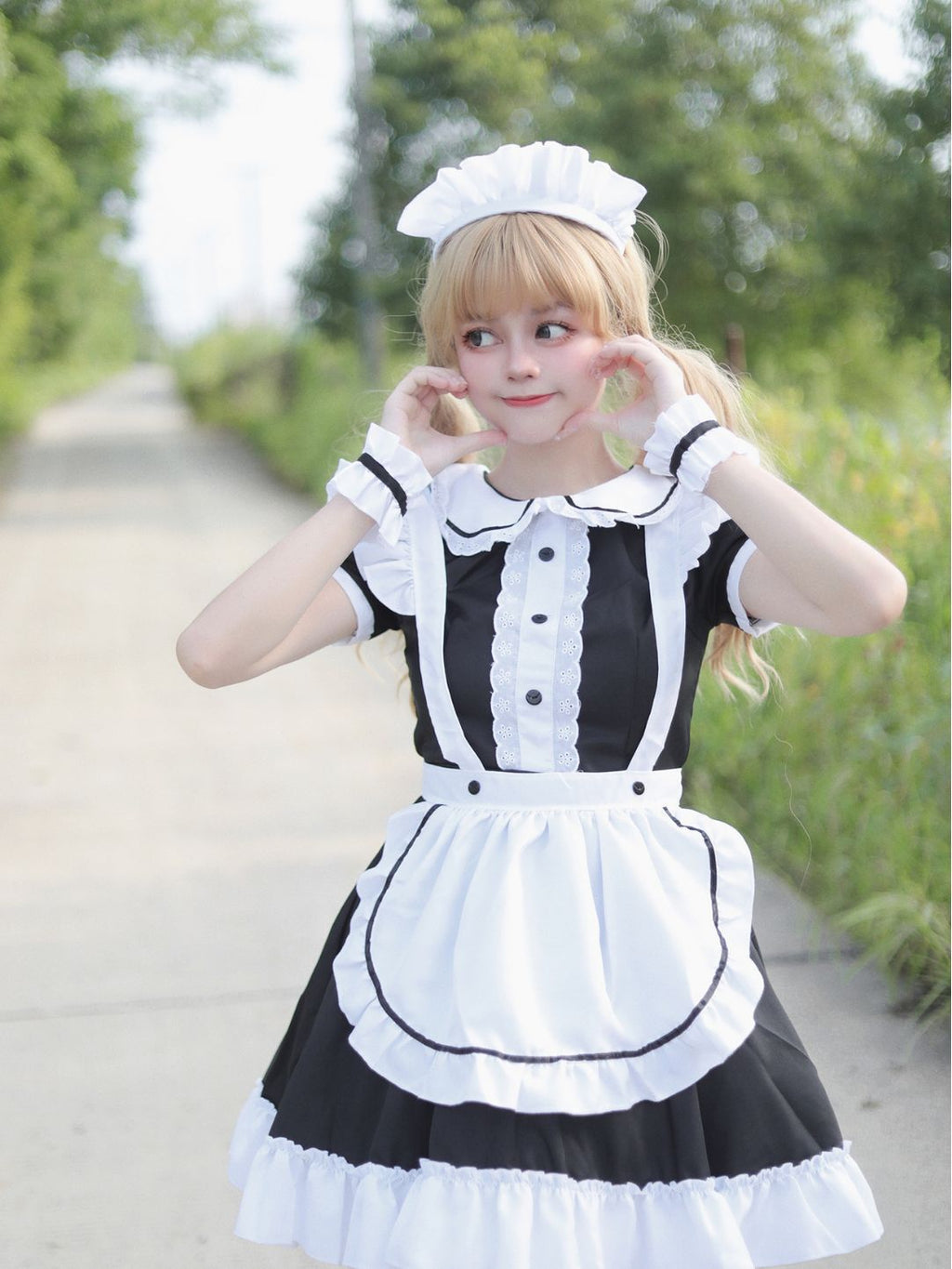 Japanese-Style Cute Maid Outfit Maid Uniform Lolita Maid Boss Suit Cosplay Costume