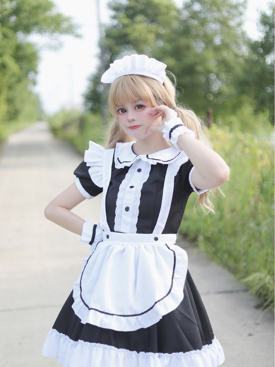 Japanese-Style Cute Maid Outfit Maid Uniform Lolita Maid Boss Suit Cosplay Costume