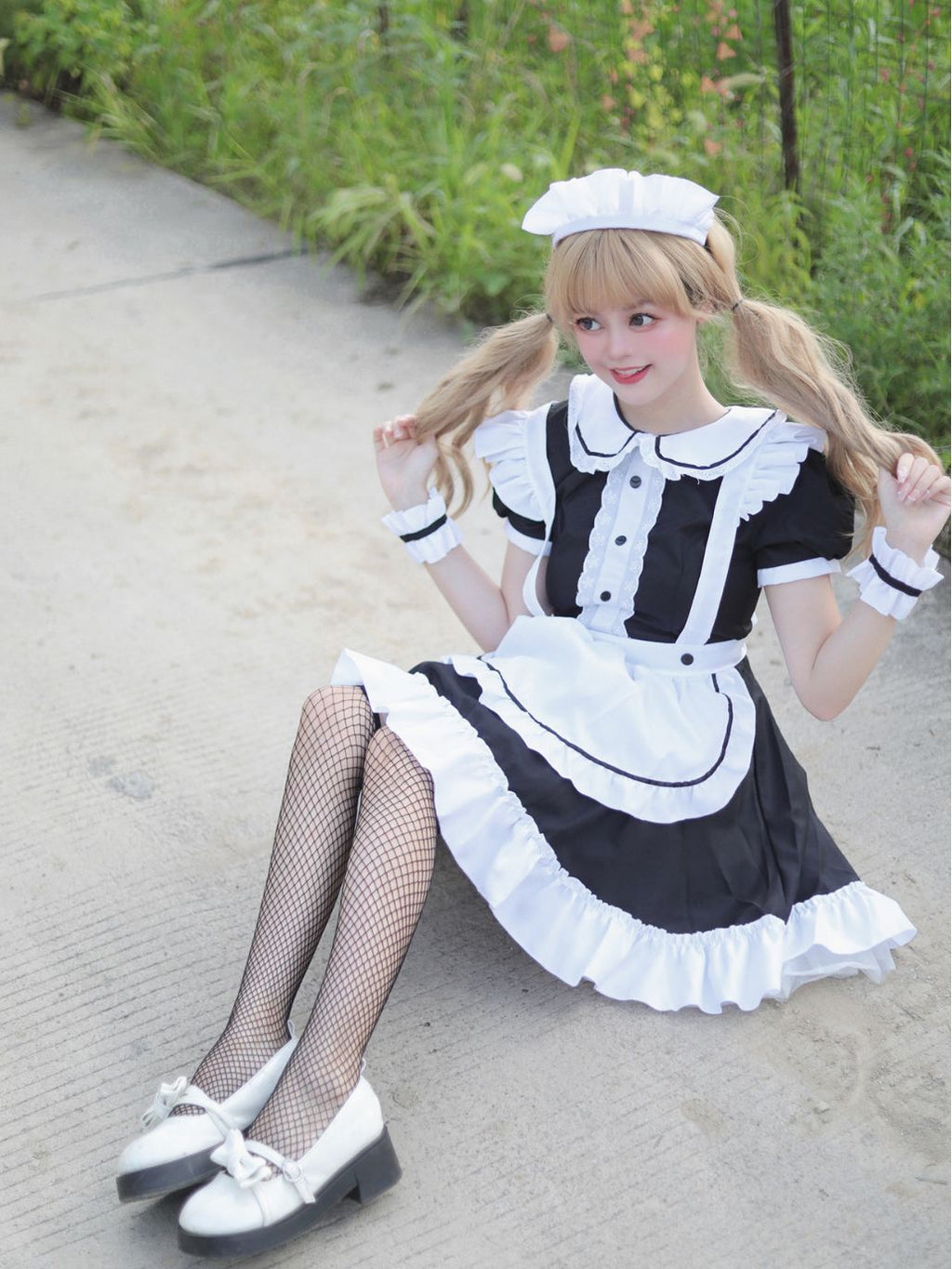 Japanese-Style Cute Maid Outfit Maid Uniform Lolita Maid Boss Suit Cosplay Costume