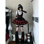 Sweetheart Idol Rock Lolita Costume Set - kawaii-inspired outfit in pastel colors - 83509780