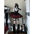 Sweetheart Idol Rock Lolita Costume Set - kawaii-inspired outfit in pastel colors - 12368895