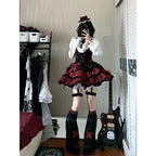 Sweetheart Idol Rock Lolita Costume Set - kawaii-inspired outfit in pastel colors - 36589582