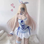 Anime My Dress Up Darling Kitagawa Marin Cosplay Costume Girl Blue Dress Cute Sexy Bunny Girl Uniform Halloween Clothes