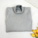 Knitted Turtleneck Dress - All Dresses - 15