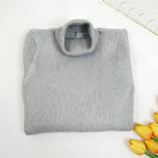 Knitted Turtleneck Dress - All Dresses - 3