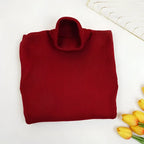 Knitted Turtleneck Dress - All Dresses - 4