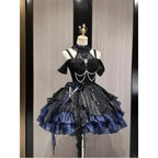 Fairy Elegant Lolita Strap Dress Lace Bow Sweet Girl Kawaii Japanese Cosplay Tea Party Daily Casual Women Outfits 2026