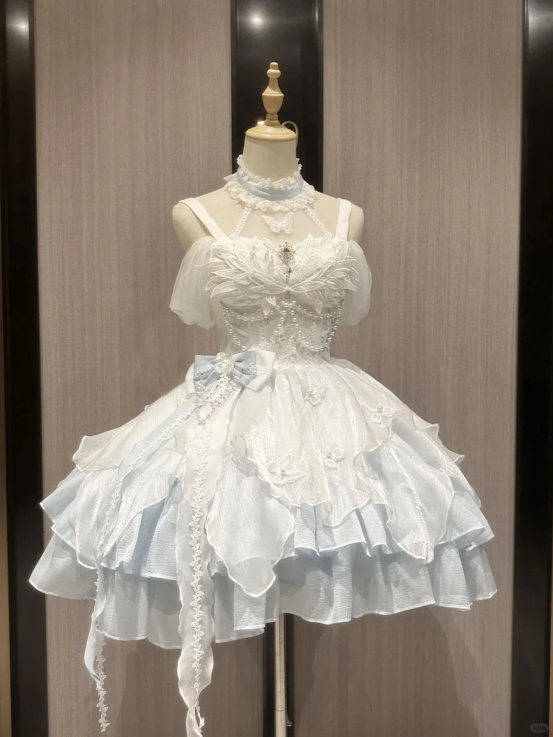 Fairy Elegant Lolita Strap Dress Lace Bow Sweet Girl Kawaii Japanese Cosplay Tea Party Daily Casual Women Outfits 2026