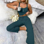 Cross-border Foreign Trade Europe and America Casual Pajamas Women’s Lace Lace Sling Trousers Sexy Spice Girl Home