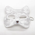 Sexy Lace Mask Women Cat Cosplay Supplies Dance Party Performance Masquerade Fox Mask Couple Animal Face Decor Eyes
