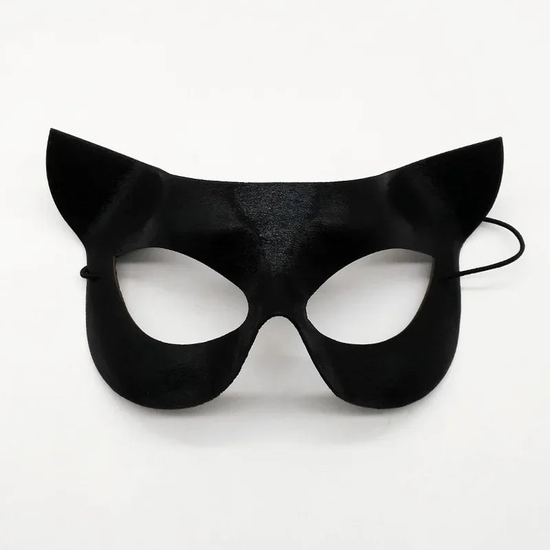 Sexy Lace Mask Women Cat Cosplay Supplies Dance Party Performance Masquerade Fox Mask Couple Animal Face Decor Eyes