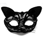 Sexy Lace Mask Women Cat Cosplay Supplies Dance Party Performance Masquerade Fox Mask Couple Animal Face Decor Eyes
