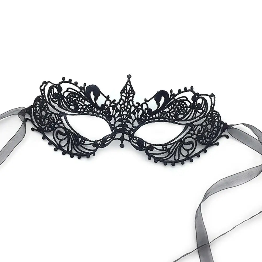 Sexy Lace Mask Women Cat Cosplay Supplies Dance Party Performance Masquerade Fox Mask Couple Animal Face Decor Eyes