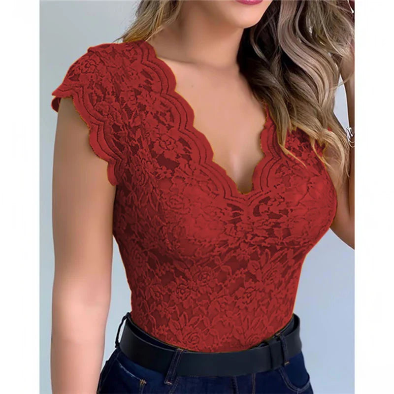 Lace Hollow Out Cardigan Top - Cardigan Top