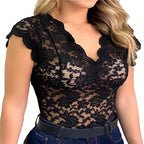 Lace Hollow Out Cardigan Top - Cardigan Top