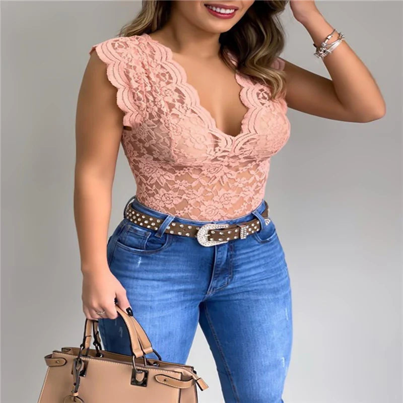 Lace Hollow Out Cardigan Top - Cardigan Top