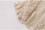 Original homemade forest retro irregular cut-out lace tie versatile layered skirt curtain one-piece meat fart curtain