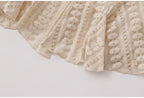 Original homemade forest retro irregular cut-out lace tie versatile layered skirt curtain one-piece meat fart curtain