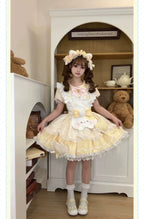 Sweet Tea Meow Lolita OP Dress - kawaii-inspired outfit in pastel colors - 58427163