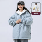 Cross-Border Live Broadcast Plus Velvet Jacket for Men Autumn and Winter Cotton Clothing Season New Style for Couples