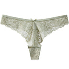 Sexy Low-Waist Pure Lust Lace Thong Women’s Skin-Friendly Cotton Crotch Invisible Temptation Seamless Sexy T-Pants