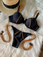 RUOTONGSEPT New Sexy Push up Bikini Set Swimsuit Women’s low-waist Swimwear For Female Two Piece Beachwear 2023 Bathing